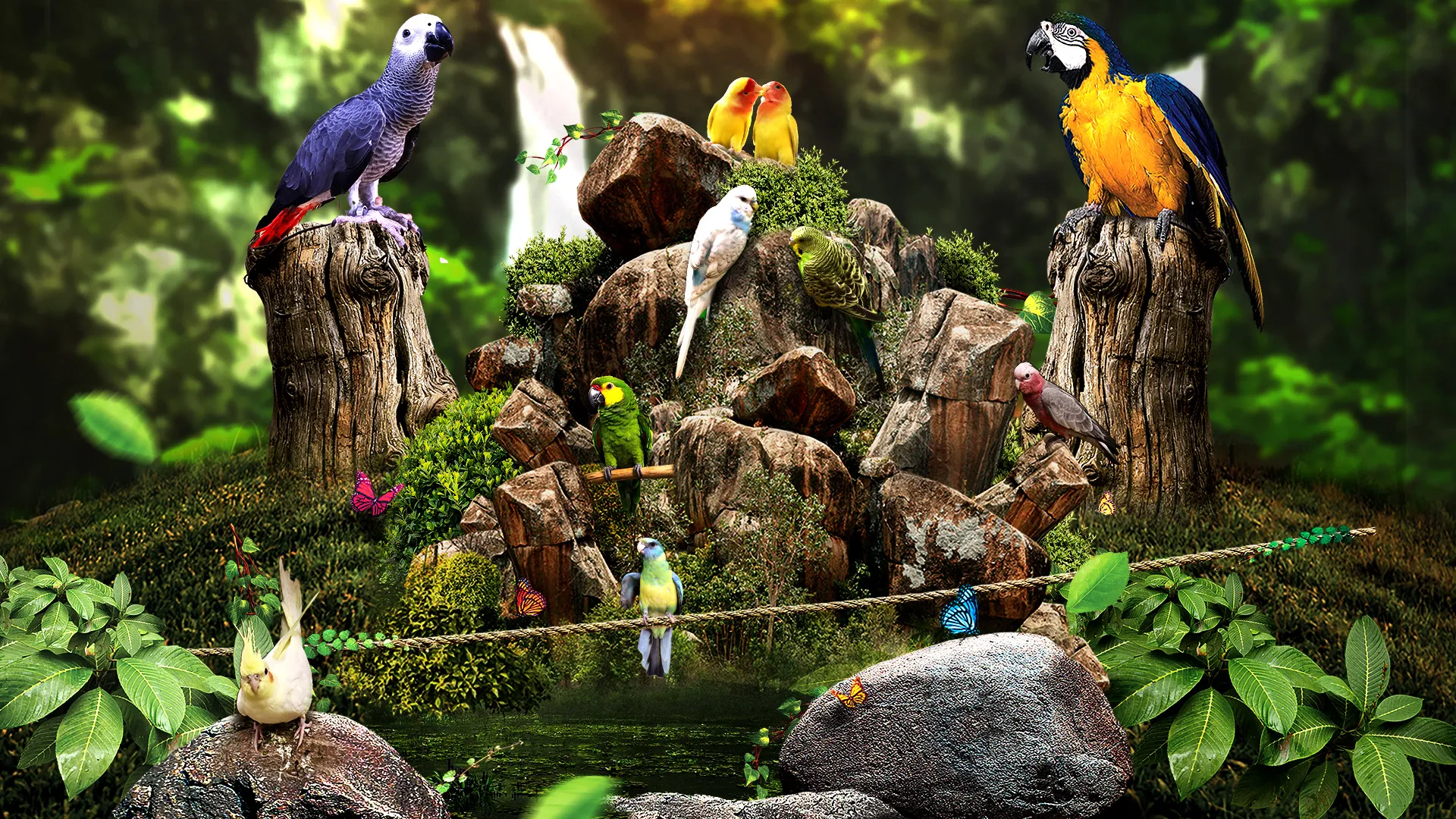 веб-баннер Контактный зоопарк «101 Попугай»